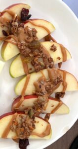 apples with peanut butter