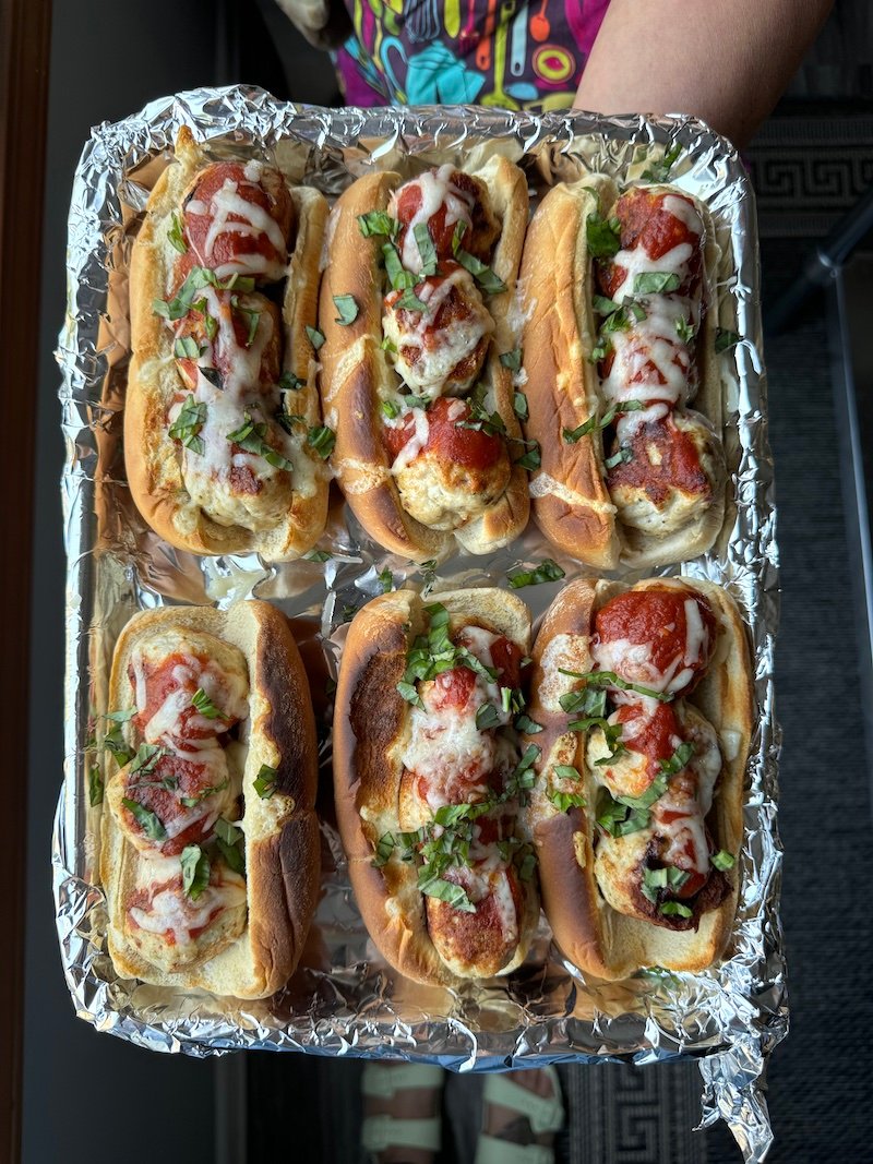 Low Carb Meatball Subs