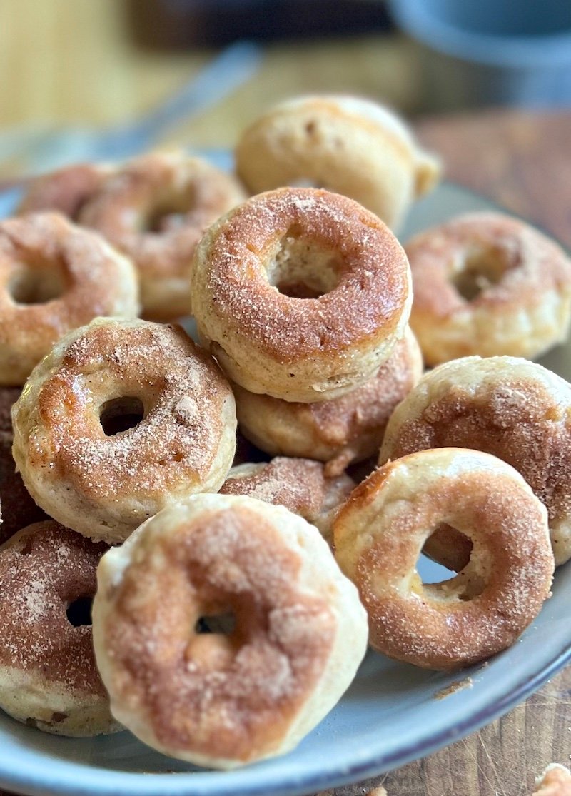 Baked Apple Cinnamon Donuts