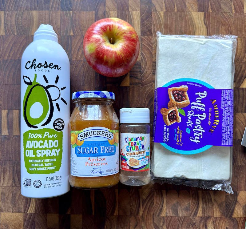 these are the ingredients needed to make weight watchers friendly easy apple danish