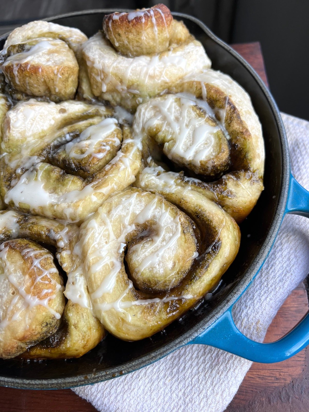 Sourdough Matcha Cinnamon Rolls