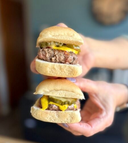 Giardiniera Burger Sliders