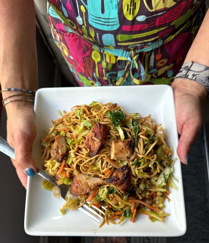 low weight watchers point chicken lo mein