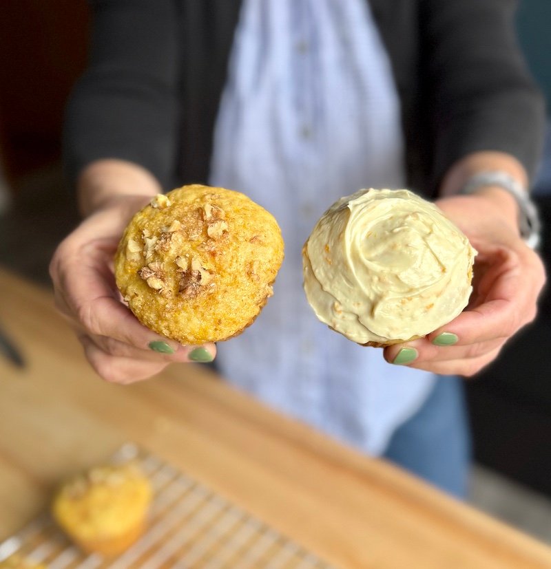 Orange Creamsicle Cupcakes with Cream Cheese Frosting