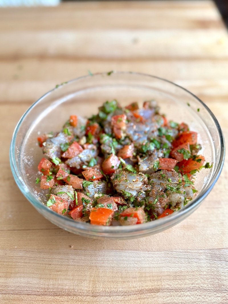 shrimp taco filling that is 0 weight watchers points