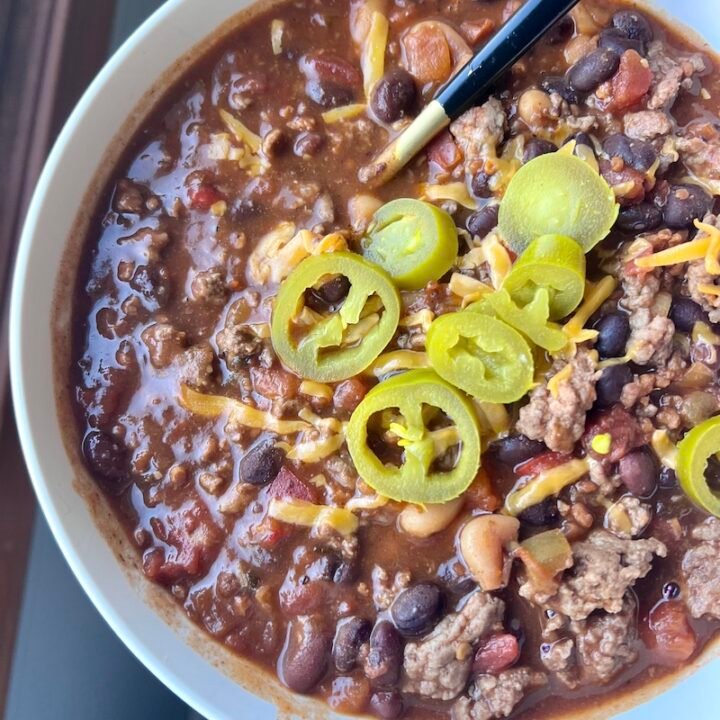 high protein chili