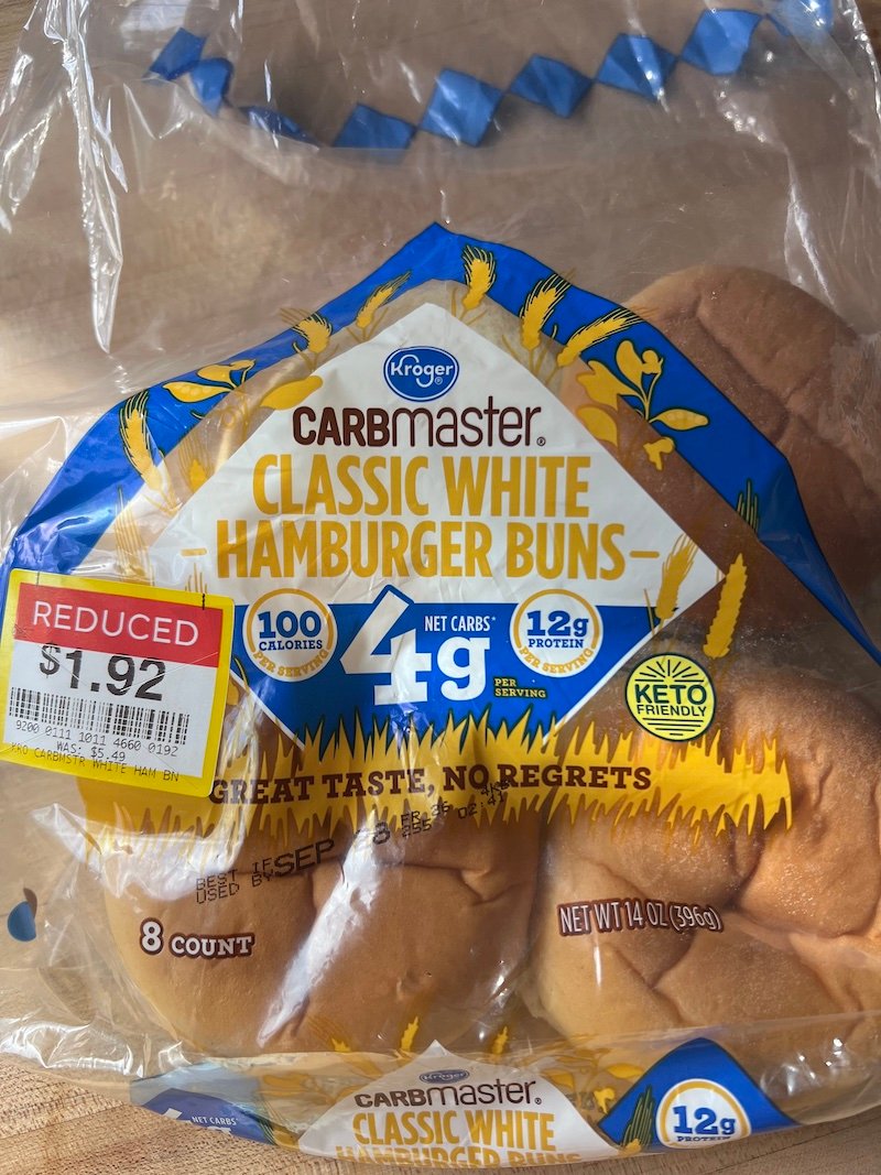 carbmaster hamburger buns