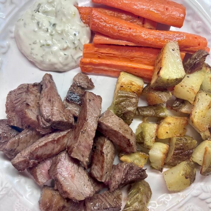 high protein beef dinner