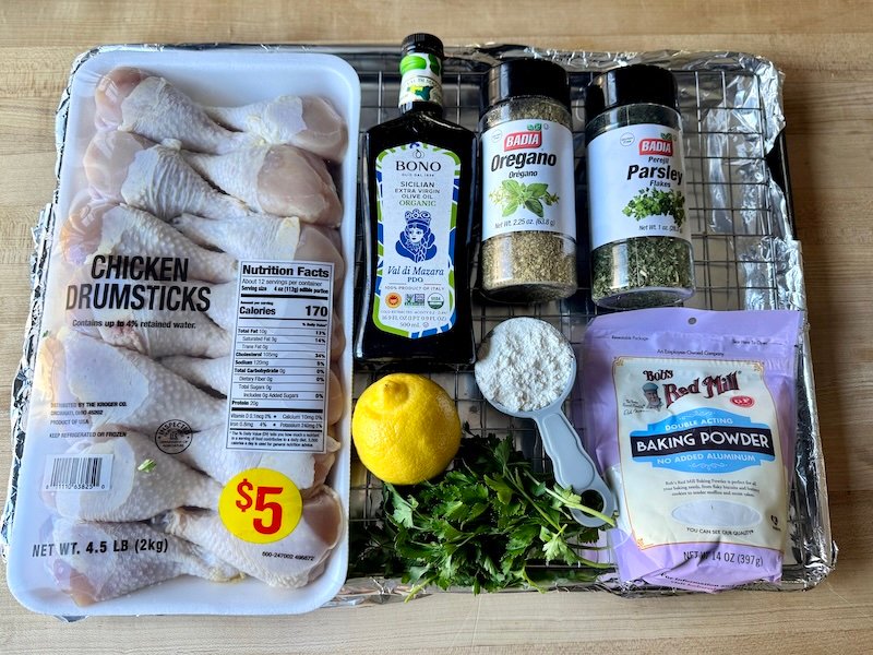 ingredients for crispy baked chicken