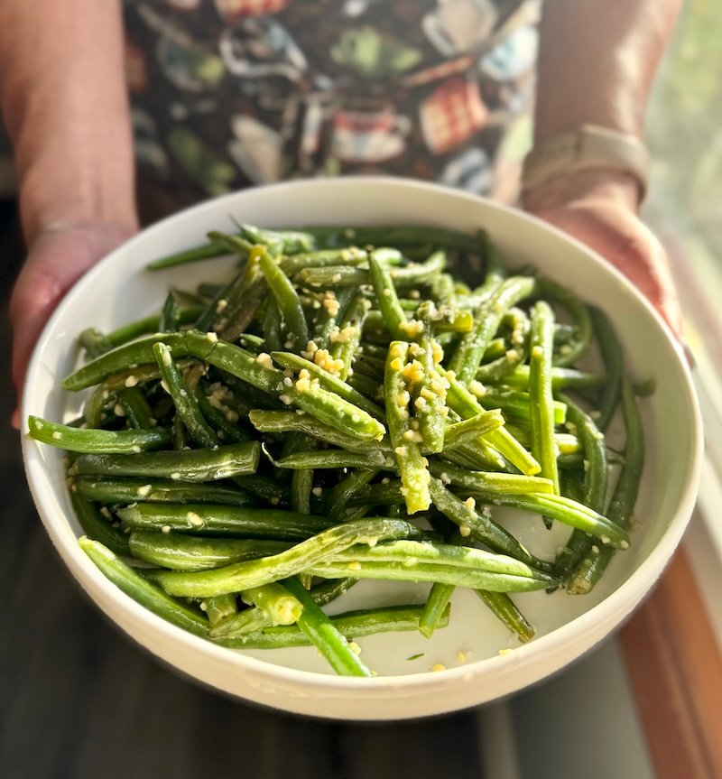 garlic green beans