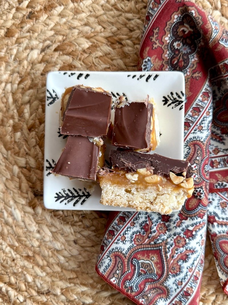 homemade snickers