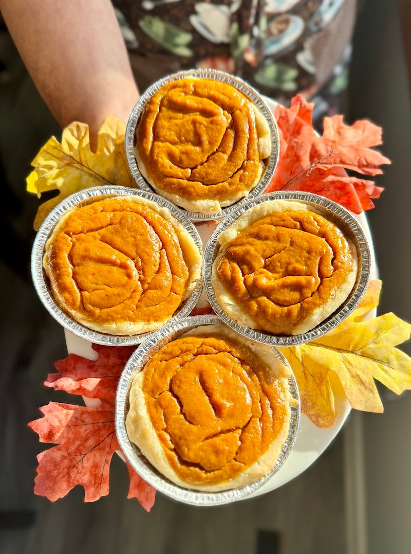mini pumpkin biscuit for thanksgiving