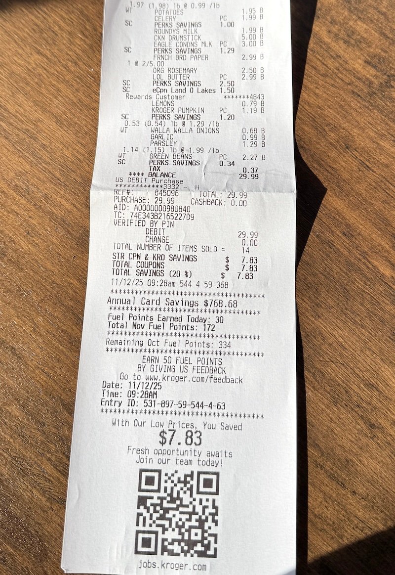 $30 thanksgiving dinner menu