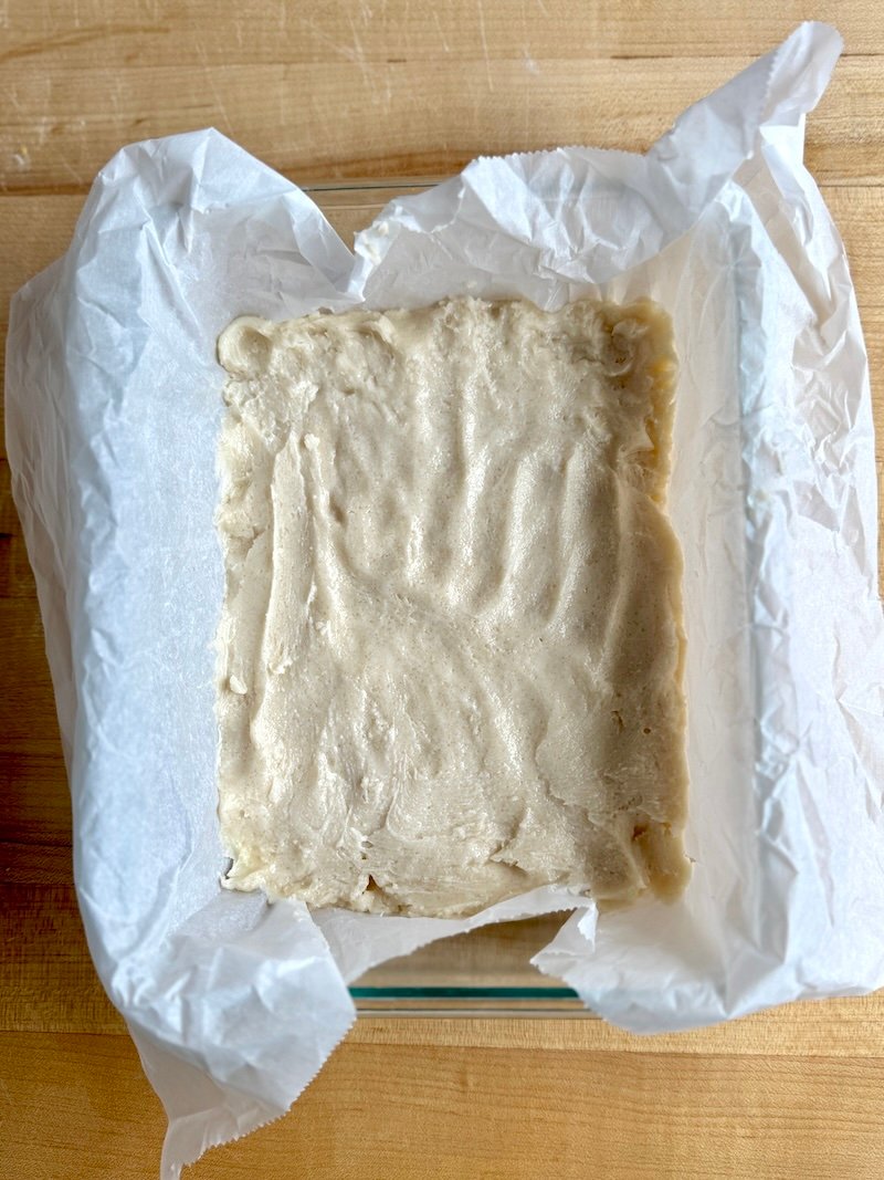 shortbread ready to be baked