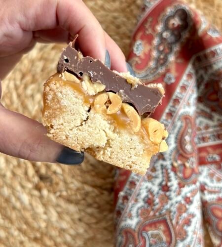 Homemade Snickers Bars