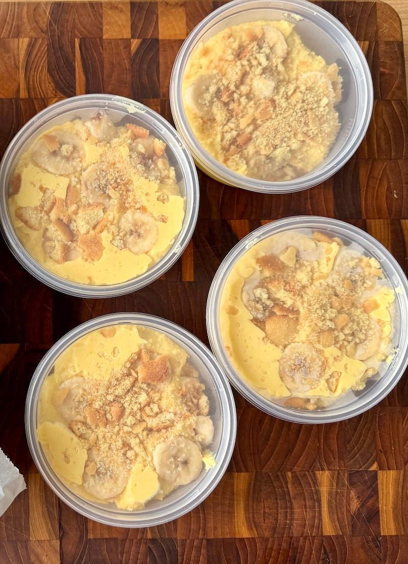 banana pudding meal prep