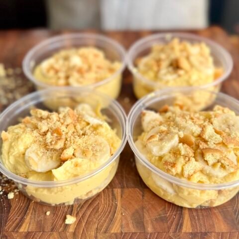 healthy banana pudding