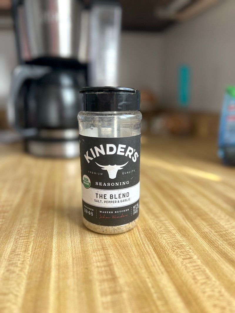 this is a jar of kinders blend
