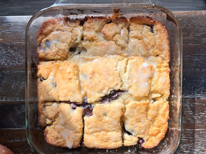 Blueberry Swim Biscuits