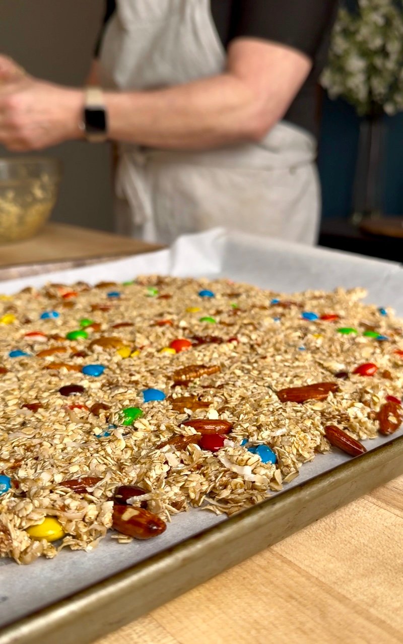 thin pressed granola for trail mix granola