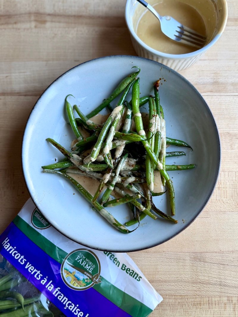 Green Beans with Insane Sauce