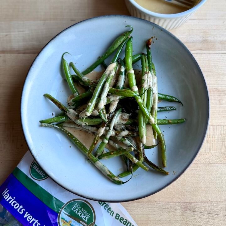green beans with insane sauce that's 2 Weight Watchers points