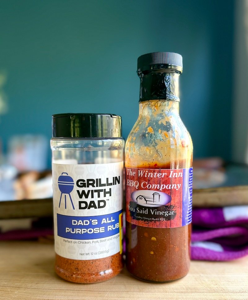 rub and sauce for easy bbq ribs