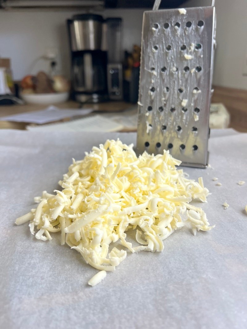 shredded butter