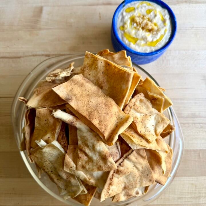 home made air fryer pita chips