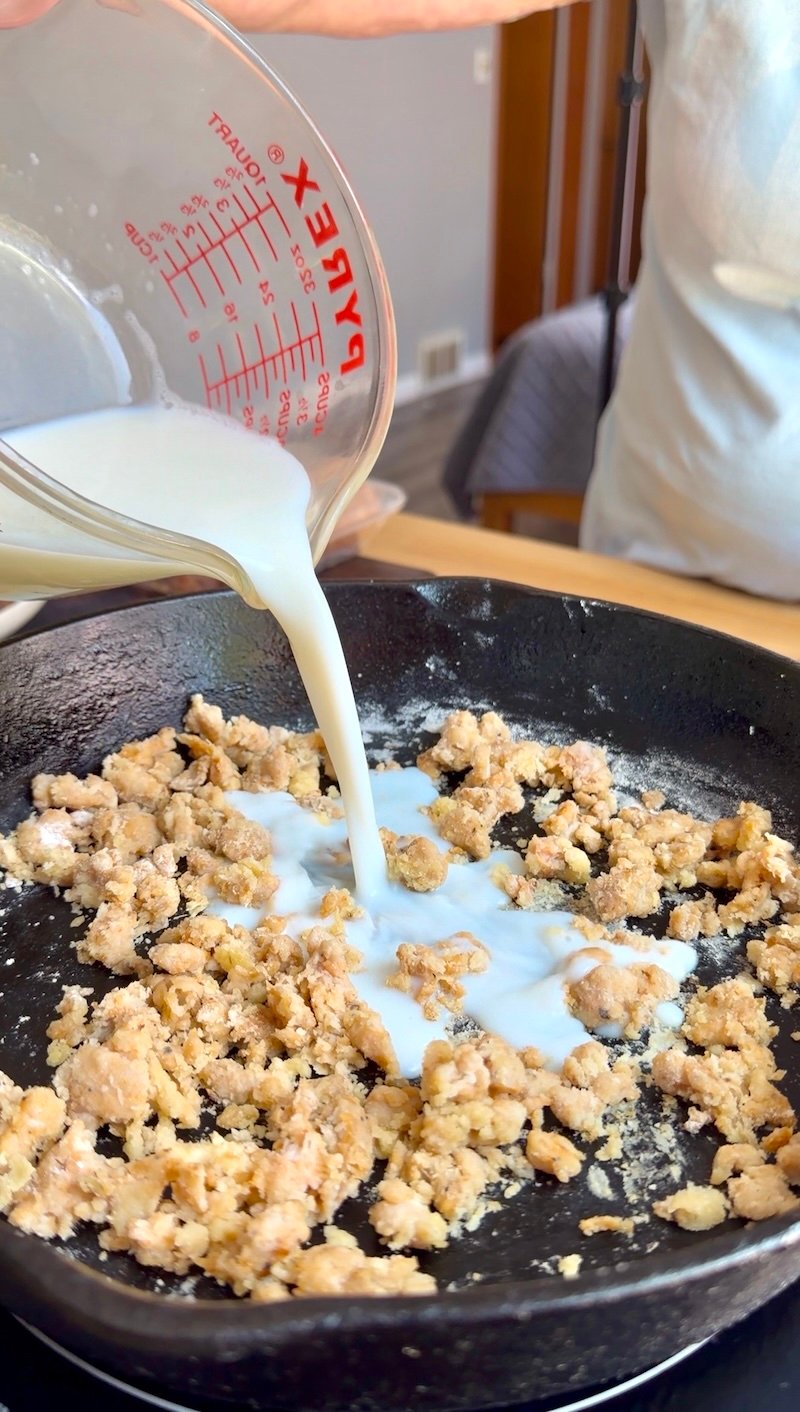 adding milk to healthy biscuits and gravy 10 weight watchers points