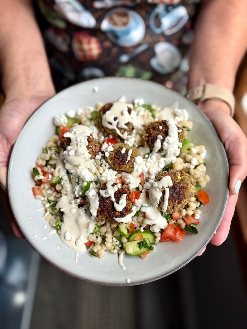 Meatball Couscous Salad