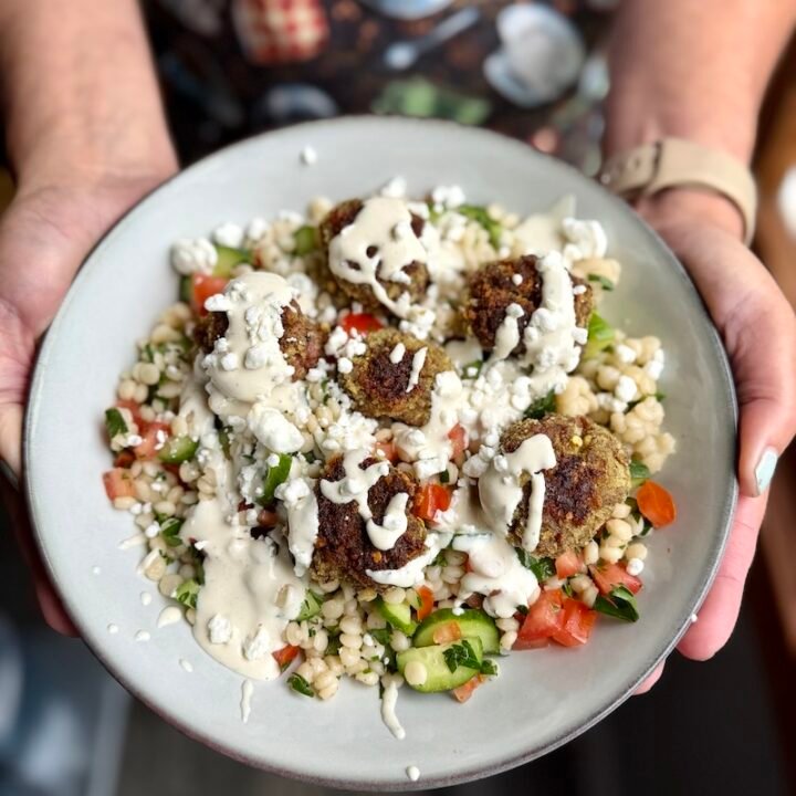 meatball couscous salad that is 8 weight watchers points