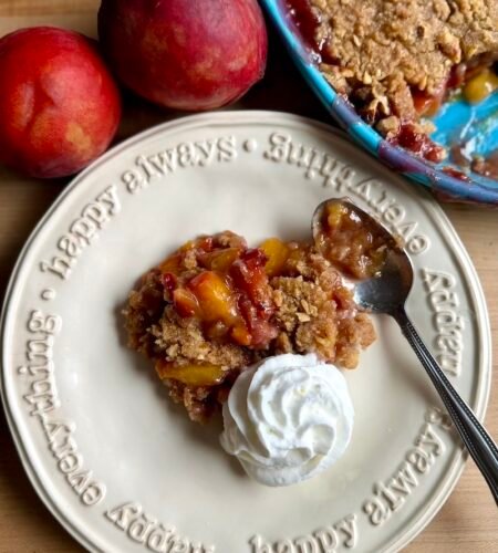 Peach Walnut Streusel