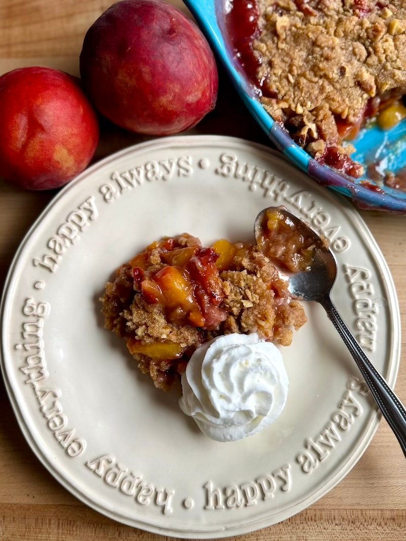 Peach Walnut Streusel