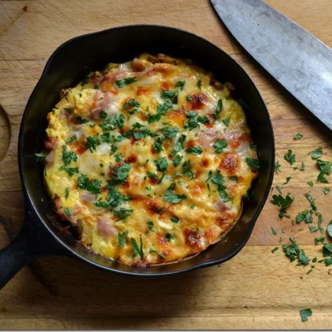 leftover french fry breakfast skillet