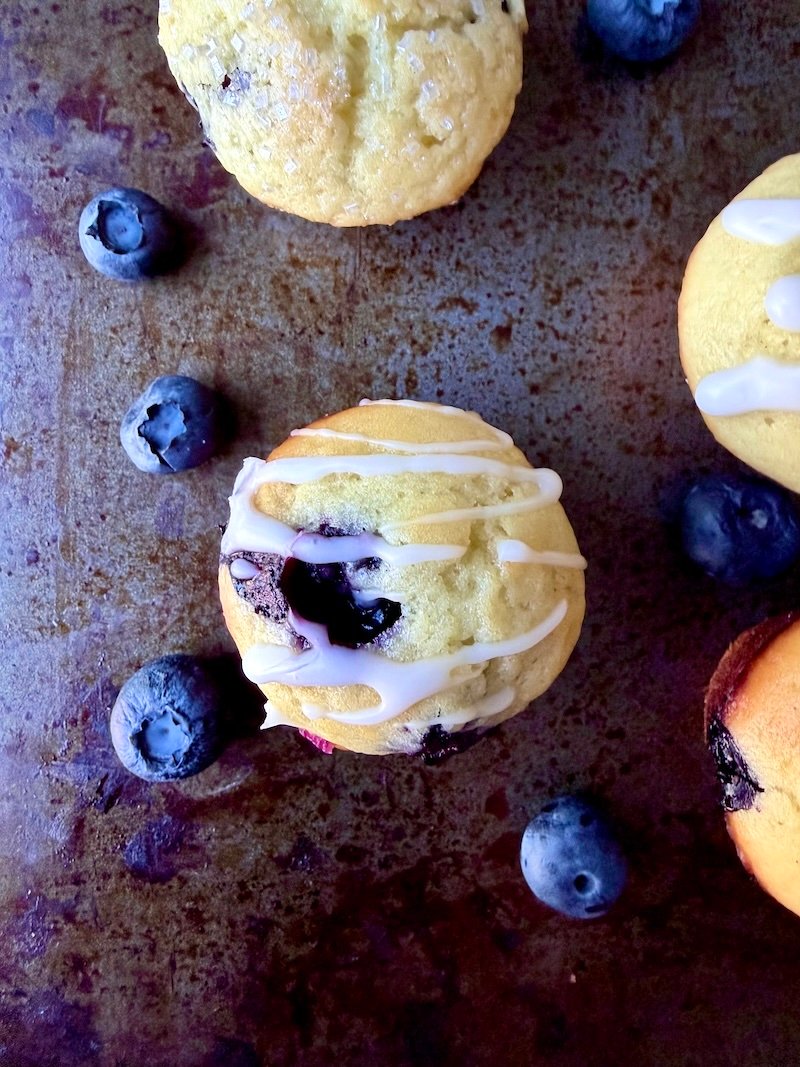 Mini Blueberry Lemon Muffins
