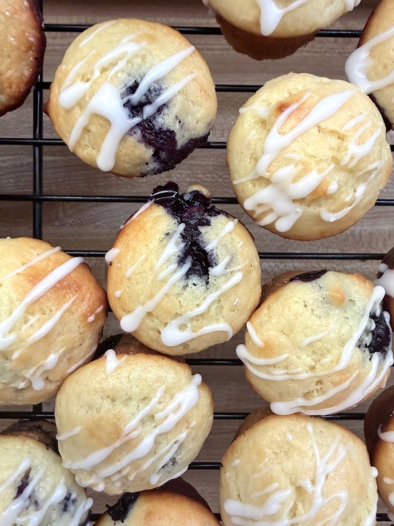 mini blueberry lemon muffins 2 weight watchers points