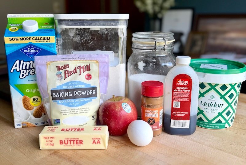 ingredients needed for apple waffle dippers