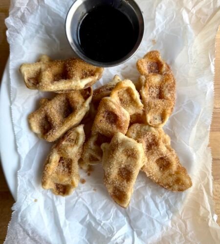 Apple Waffle Dippers