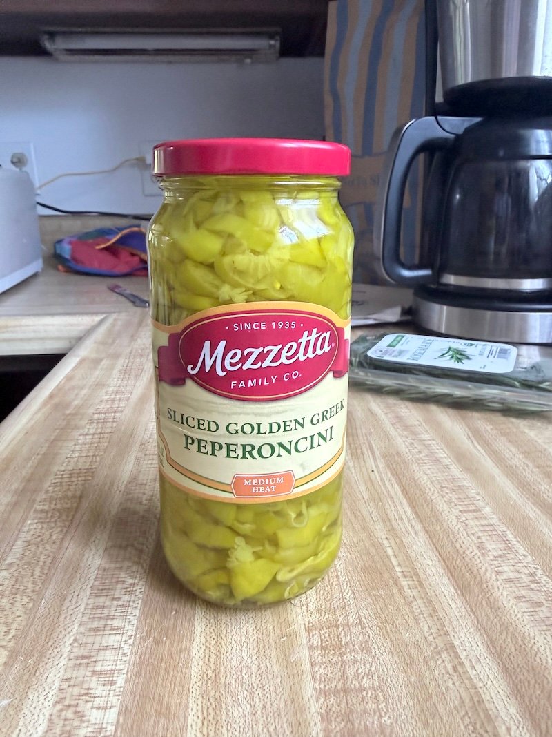 this is a jar of pepperoncini 