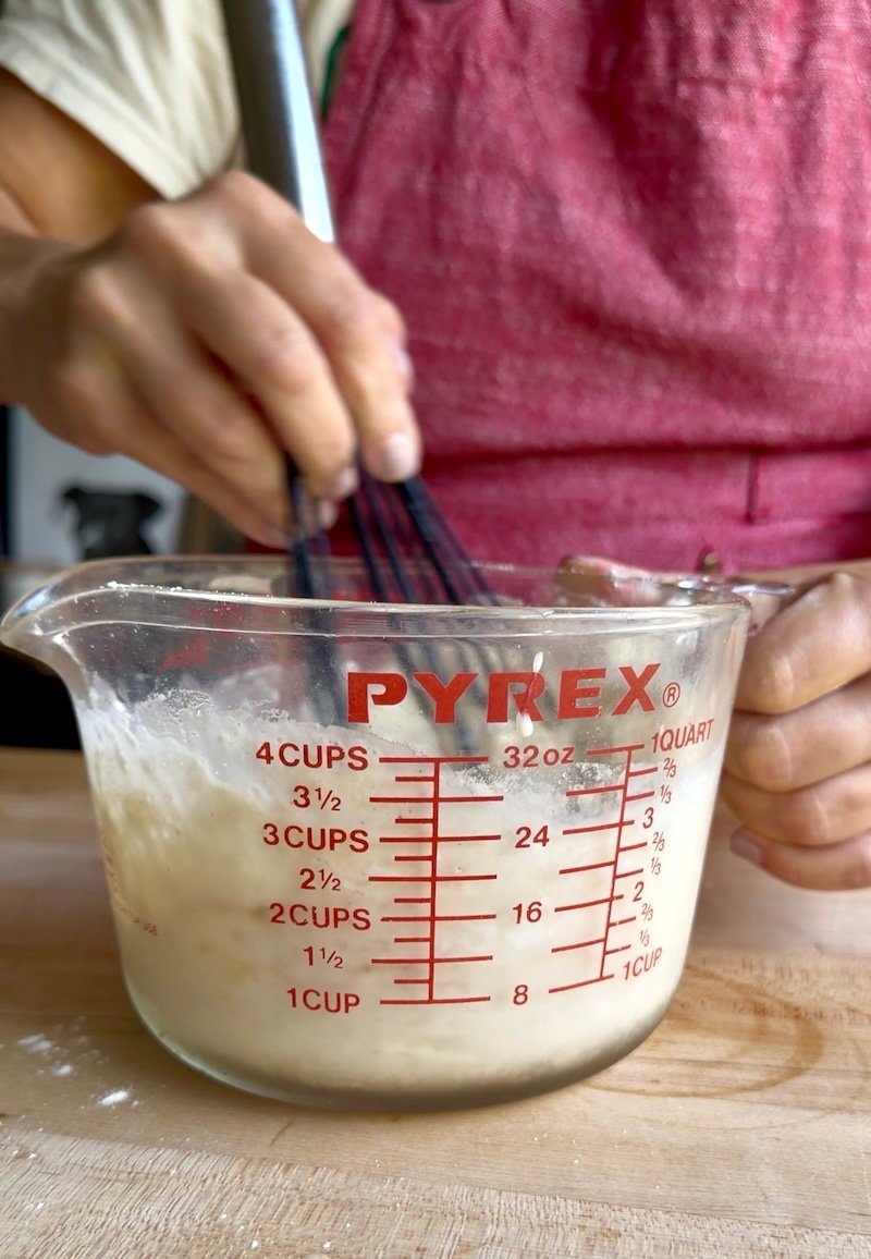 mixing in one bowl