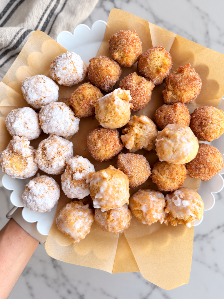 easy cake donut holes
