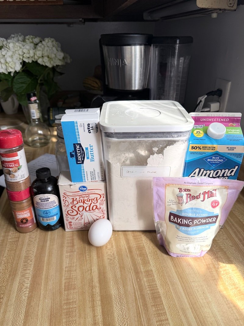 ingredients for cake donuts