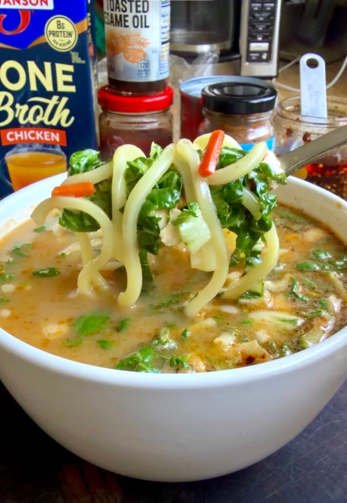 panang curry noodle soup