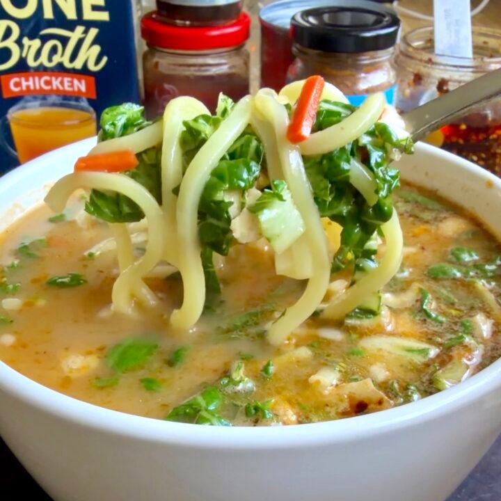 panang curry noodle soup